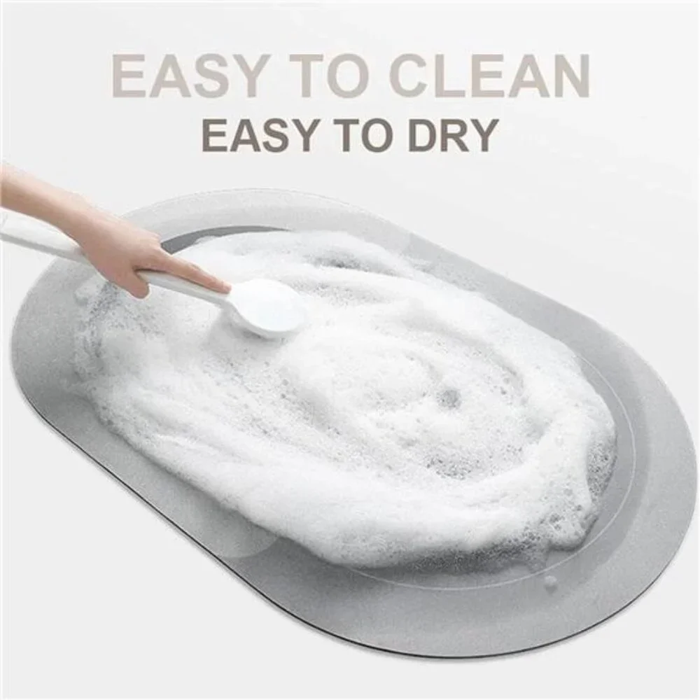 Super Absorbent Bath Mat, Quick-drying Bathroom Mats, Super Absorbent Living